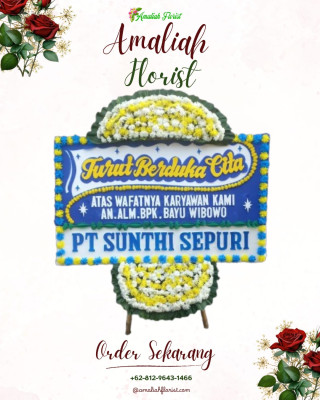 Papan Bunga Duka di Ranggamekar