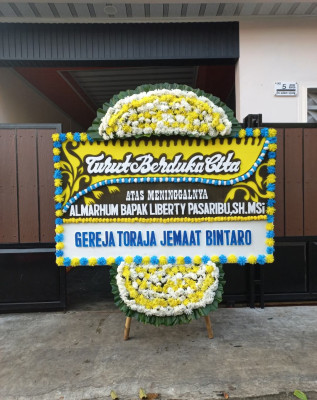 Papan Bunga Duka di Ranggamekar
